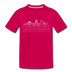 Savannah, Georgia Youth T-Shirt - Skyline Youth Savannah Tee - dark pink