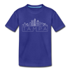Tampa, Florida Youth T-Shirt - Skyline Youth Tampa Tee - royal blue