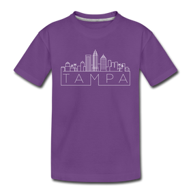 Tampa, Florida Youth T-Shirt - Skyline Youth Tampa Tee