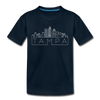 Tampa, Florida Youth T-Shirt - Skyline Youth Tampa Tee - deep navy