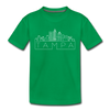 Tampa, Florida Youth T-Shirt - Skyline Youth Tampa Tee - kelly green
