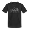 St. Louis, Missouri Youth T-Shirt - Skyline Youth St. Louis Tee - black