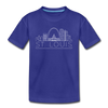 St. Louis, Missouri Youth T-Shirt - Skyline Youth St. Louis Tee - royal blue