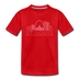 St. Louis, Missouri Youth T-Shirt - Skyline Youth St. Louis Tee - red