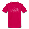 St. Louis, Missouri Youth T-Shirt - Skyline Youth St. Louis Tee - dark pink