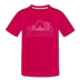 St. Louis, Missouri Youth T-Shirt - Skyline Youth St. Louis Tee - dark pink