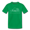 St. Louis, Missouri Youth T-Shirt - Skyline Youth St. Louis Tee - kelly green