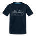 Wichita, Kansas Youth T-Shirt - Skyline Youth Wichita Tee - deep navy