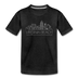 Virginia Beach, Virginia Youth T-Shirt - Skyline Youth Virginia Beach Tee - charcoal gray