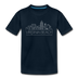 Virginia Beach, Virginia Youth T-Shirt - Skyline Youth Virginia Beach Tee - deep navy