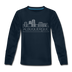 Albuquerque, New Mexico Youth Long Sleeve Shirt - Skyline Youth Long Sleeve Albuquerque Tee - deep navy