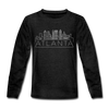 Atlanta, Georgia Youth Long Sleeve Shirt - Skyline Youth Long Sleeve Atlanta Tee