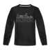 Baltimore, Maryland Youth Long Sleeve Shirt - Skyline Youth Long Sleeve Baltimore Tee - black
