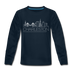 Charleston, South Carolina Youth Long Sleeve Shirt - Skyline Youth Long Sleeve Charleston Tee - deep navy