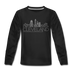 Cleveland, Ohio Youth Long Sleeve Shirt - Skyline Youth Long Sleeve Cleveland Tee - black