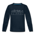 El Paso, Texas Youth Long Sleeve Shirt - Skyline Youth Long Sleeve El Paso Tee - deep navy
