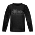 Honolulu, Hawaii Youth Long Sleeve Shirt - Skyline Youth Long Sleeve Honolulu Tee - charcoal gray