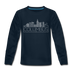 Columbus, Ohio Youth Long Sleeve Shirt - Skyline Youth Long Sleeve Columbus Tee - deep navy