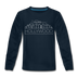 Hollywood, California Youth Long Sleeve Shirt - Skyline Youth Long Sleeve Hollywood Tee - deep navy