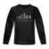 Jacksonville, Florida Youth Long Sleeve Shirt - Skyline Youth Long Sleeve Jacksonville Tee - charcoal gray