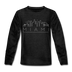 Miami, Florida Youth Long Sleeve Shirt - Skyline Youth Long Sleeve Miami Tee - charcoal gray