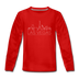Las Vegas, Nevada Youth Long Sleeve Shirt - Skyline Youth Long Sleeve Las Vegas Tee - red