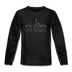 Las Vegas, Nevada Youth Long Sleeve Shirt - Skyline Youth Long Sleeve Las Vegas Tee - charcoal gray