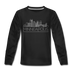 Minneapolis, Minnesota Youth Long Sleeve Shirt - Skyline Youth Long Sleeve Minneapolis Tee - black