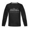 Nashville, Tennessee Youth Long Sleeve Shirt - Skyline Youth Long Sleeve Nashville Tee