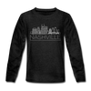 Nashville, Tennessee Youth Long Sleeve Shirt - Skyline Youth Long Sleeve Nashville Tee