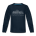 Nashville, Tennessee Youth Long Sleeve Shirt - Skyline Youth Long Sleeve Nashville Tee - deep navy