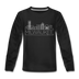Milwaukee, Wisconsin Youth Long Sleeve Shirt - Skyline Youth Long Sleeve Milwaukee Tee - black