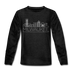 Milwaukee, Wisconsin Youth Long Sleeve Shirt - Skyline Youth Long Sleeve Milwaukee Tee - charcoal gray