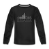 Omaha, Nebraska Youth Long Sleeve Shirt - Skyline Youth Long Sleeve Omaha Tee - black