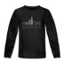 Omaha, Nebraska Youth Long Sleeve Shirt - Skyline Youth Long Sleeve Omaha Tee - charcoal gray