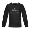 New York Youth Long Sleeve Shirt - Skyline Youth Long Sleeve New York Tee - black