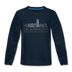 Oklahoma City, Oklahoma Youth Long Sleeve Shirt - Skyline Youth Long Sleeve Oklahoma City Tee - deep navy