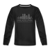 Philadelphia, Pennsylvania Youth Long Sleeve Shirt - Skyline Youth Long Sleeve Philadelphia Tee - black