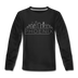 Phoenix, Arizona Youth Long Sleeve Shirt - Skyline Youth Long Sleeve Phoenix Tee - black