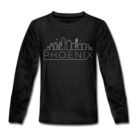 Phoenix, Arizona Youth Long Sleeve Shirt - Skyline Youth Long Sleeve Phoenix Tee