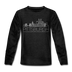 Pittsburgh, Pennsylvania Youth Long Sleeve Shirt - Skyline Youth Long Sleeve Pittsburgh Tee - charcoal gray