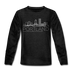 Portland, Oregon Youth Long Sleeve Shirt - Skyline Youth Long Sleeve Portland Tee - charcoal gray
