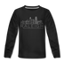 Raleigh, North Carolina Youth Long Sleeve Shirt - Skyline Youth Long Sleeve Raleigh Tee - black