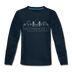 San Francisco, California Youth Long Sleeve Shirt - Skyline Youth Long Sleeve San Francisco Tee - deep navy