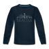 Seattle, Washington Youth Long Sleeve Shirt - Skyline Youth Long Sleeve Seattle Tee - deep navy