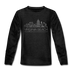 Virginia Beach, Virginia Youth Long Sleeve Shirt - Skyline Youth Long Sleeve Virginia Beach Tee - charcoal gray