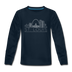 St. Louis, Missouri Youth Long Sleeve Shirt - Skyline Youth Long Sleeve St. Louis Tee - deep navy