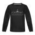 Washington DC Youth Long Sleeve Shirt - Skyline Youth Long Sleeve Washington DC Tee - black