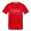 Denver, Colorado Toddler T-Shirt - Skyline Denver Toddler Tee