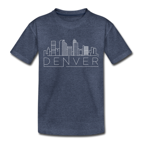 Denver, Colorado Toddler T-Shirt - Skyline Denver Toddler Tee